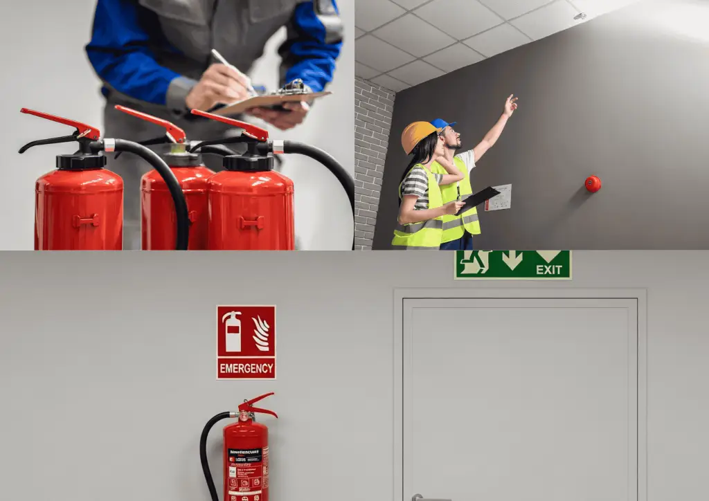 Brandschutzbegehung bei CPTraining in Bayern mit Prüfung von Fluchtwegen Feuerlöschern und Brandschutzdokumentation